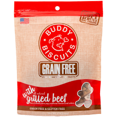 Buddy Biscuits Grain Free Soft & Chewy Treats: Grilled Beef Buddy Biscuits Grain Free Soft & Chewy Treats: Grilled Beef