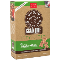 Buddy Biscuits Grain Free Oven Baked Treats Itty Bitty: Roasted Chicken Buddy Biscuits Grain Free Oven Baked Treats Itty Bitty: Roasted Chicken