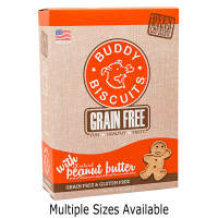Buddy Biscuits Grain Free Oven Baked Treats: Peanut Butter