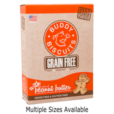 Buddy Biscuits Grain Free Oven Baked Treats: Peanut Butter Buddy Biscuits Grain Free Oven Baked Treats: Peanut Butter
