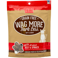 Wag More Bark Less Soft & Chewy Grain Free: Beef & Spinach