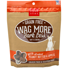 Wag More Bark Less Soft & Chewy Grain Free: Peanut Butter & Apples
