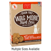 Wag More Bark Less Oven-Baked Grain Free: Peanut Butter & Apples Wag More Bark Less Oven-Baked Grain Free: Peanut Butter & Apples