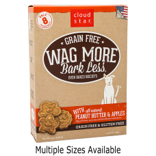 Wag More Bark Less Oven-Baked Grain Free: Peanut Butter & Apples Wag More Bark Less Oven-Baked Grain Free: Peanut Butter & Apples